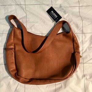 Brown Wilson’s Leather Medium Shoulder Bag